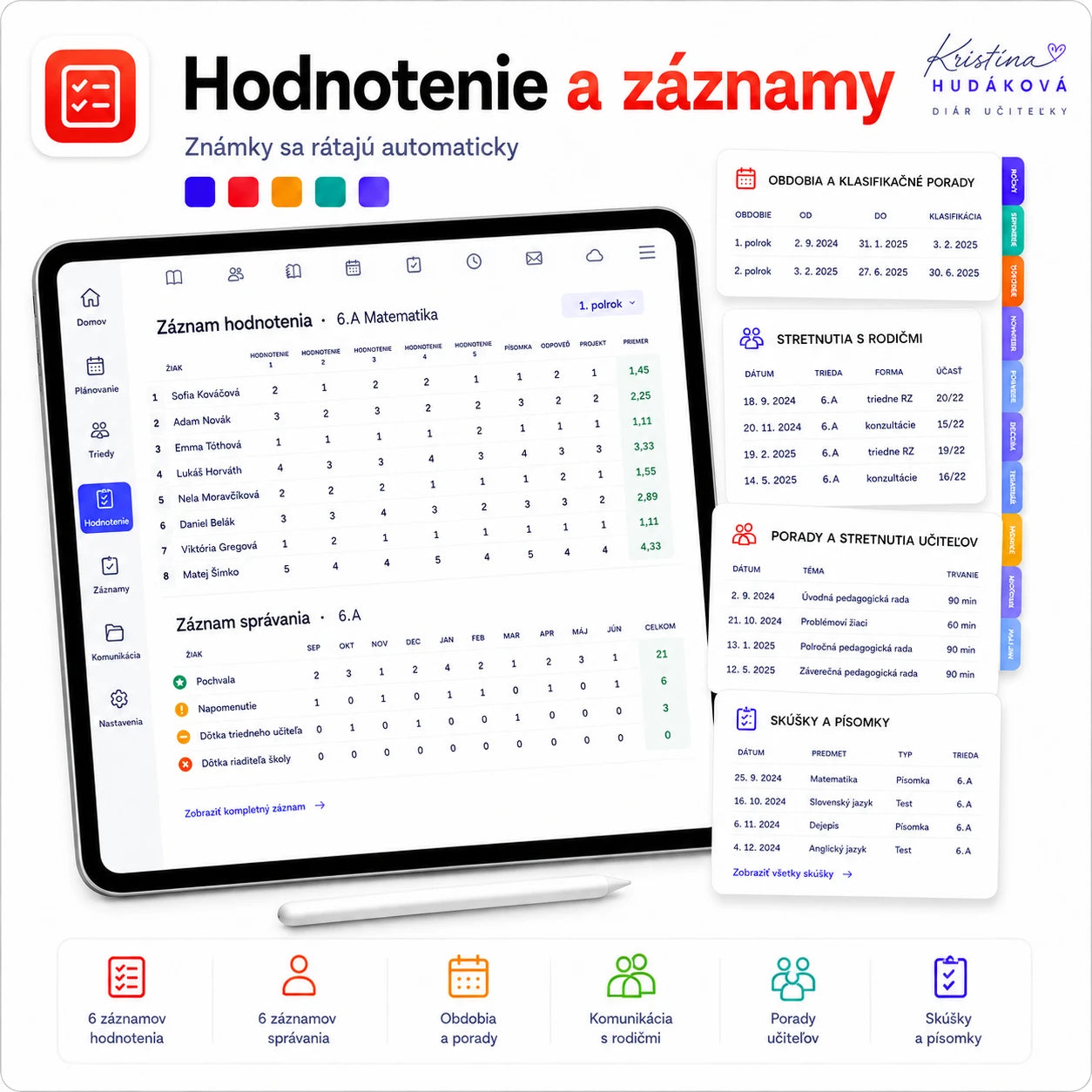 Interaktívny Učiteľský diár